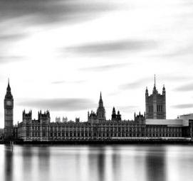 фотообои: лондон черно белые - тип 4