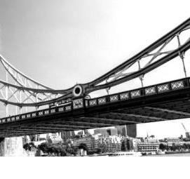 фотообои: лондон черно белые - тип 3