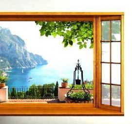 фотообои: открытое окно - вариант 3