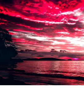 фотообои: закат на море - вариант 2