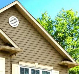 фронтонная вентиляционная решетка - вариант 1