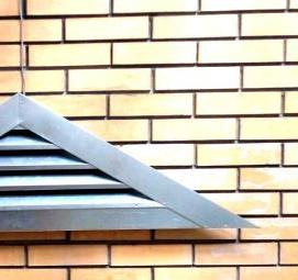 фронтонная вентиляционная решетка - вариант 3