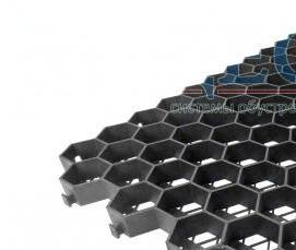 Газонная решетка черная - модель 4