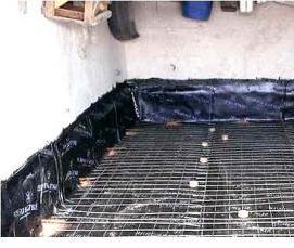 Гидроизоляция бетонного пола - вариант 4