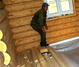 Гидроизоляция чернового пола - модель 3