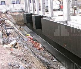 Гидроизоляция цоколя фундамента - вариант 4