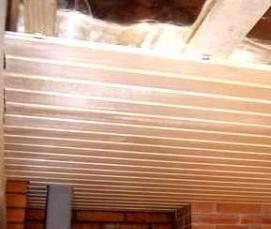 Гидроизоляция деревянной бани - вариант 3