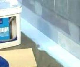 Гидроизоляция комнаты - вариант 4