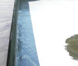 Гидроизоляция кровли битумом - модель 3