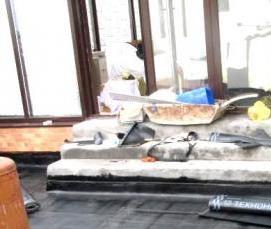 Гидроизоляция пола на открытой террасе - тип 2