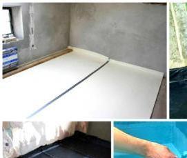 Гидроизоляция стяжки пола - модель 4