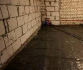 Гидроизоляция стяжки в санузле - вариант 4