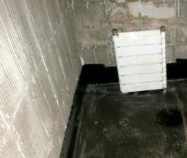 Гидроизоляция в туалете - модель 1