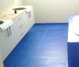 Гидроизоляция ванной туалета - модель 2