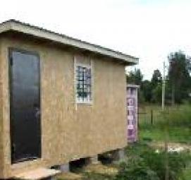 хозблок из осб - модель 4