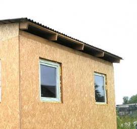 хозблок из осб - модель 2