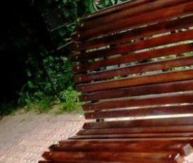 художественная ковка лавочки - тип 3