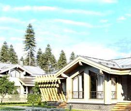 Имитация бруса 200 мм - модель 2