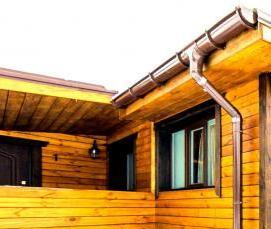 Имитация бруса из металла - модель 4