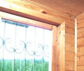 Имитация бруса внутри дома - вариант 3