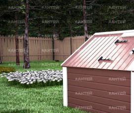 Имитация финского бруса - модель 1