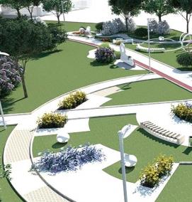 Инженерное благоустройство территории - вариант 3