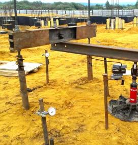 Испытания уплотнения грунта - тип 1