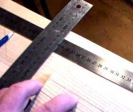 Изготовление деревянной приставной лестницы - тип 3