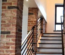 Изготовление деревянных перил для лестниц - модель 4