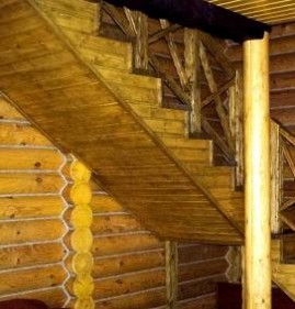 Изготовление лестниц из сосны Волгоград