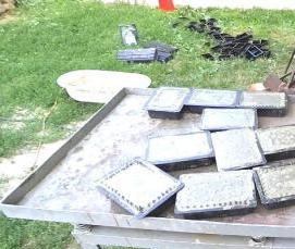 Изготовление полимерпесчаной плитки - вариант 3