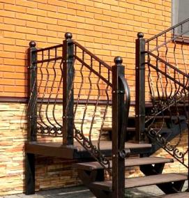 Изготовление уличных лестниц - модель 3