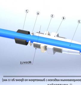 Кабельная муфта герметичная - вариант 1