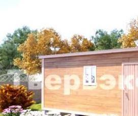 Каркасная бытовка 6 на 4 метра - вариант 2