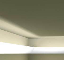 Карниз потолочный для скрытой подсветки - тип 4
