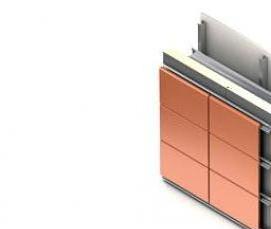 Керамический вентилируемый фасад - вариант 4