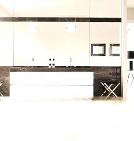 Керамогранит для пола 60х60 под мрамор - вариант 4