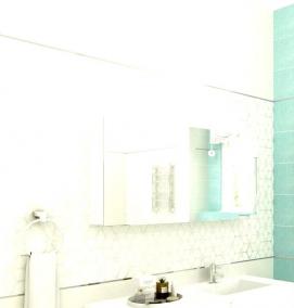 Керамогранит настенный для ванной - тип 4