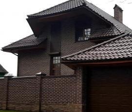 Кирпич бархат коричневый - тип 4