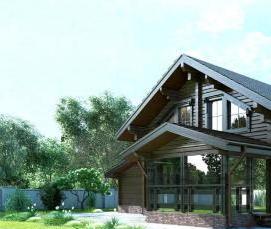 Клееный дубовый брус - вариант 4