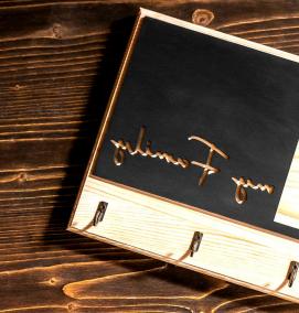 Ключница в стиле лофт - модель 3