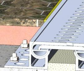 Компенсационные профили для деформационных швов - вариант 3