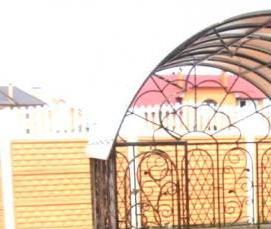 Кованые деревянные беседки - вариант 2