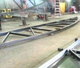 Кровельные фермы из металлоконструкций - модель 4