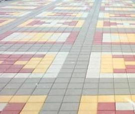 Квадратная тротуарная плитка - вариант 1