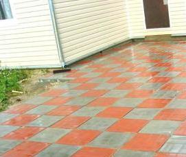 Квадратная тротуарная плитка - вариант 4