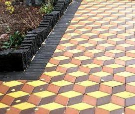 Квадратная тротуарная плитка - вариант 3