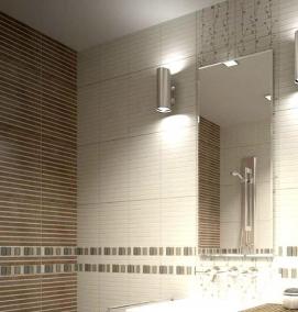 Квадратное зеркало в ванную - вариант 4