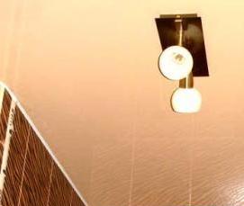 Лаковые натяжные потолки - вариант 1