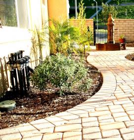 Ландшафтный дизайн: брусчатка - тип 3